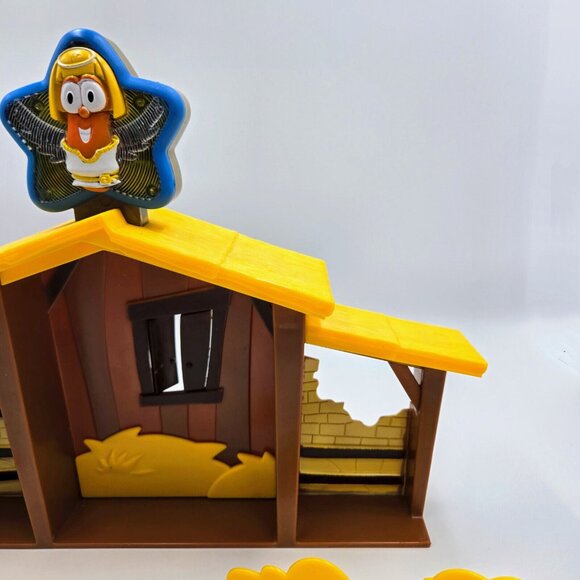 Veggie Tales Nativity Manger Creche Replacement Christmas Read - Picture 5 of 11